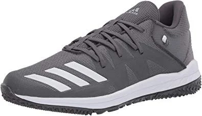 Tennis shoes for enhanced foot control-New Other Adidas Speed Turf Baseball Sneaker Size Men's 12 White/Grey