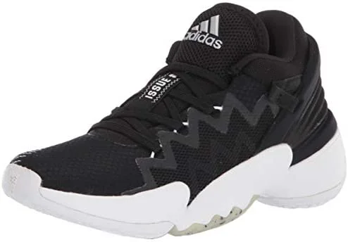 Tennis shoes for professional and competitive players-New Adidas Unisex-Adult D.O.N. Issue 2 Indoor Court Shoe Mens Size 6 Black/White