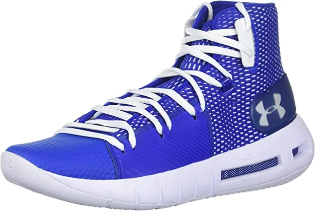 Tennis shoes for hard surface durability and performance-New Under Armour Hovr Havoc Men's Basketball Shoe Royal/White Size 11