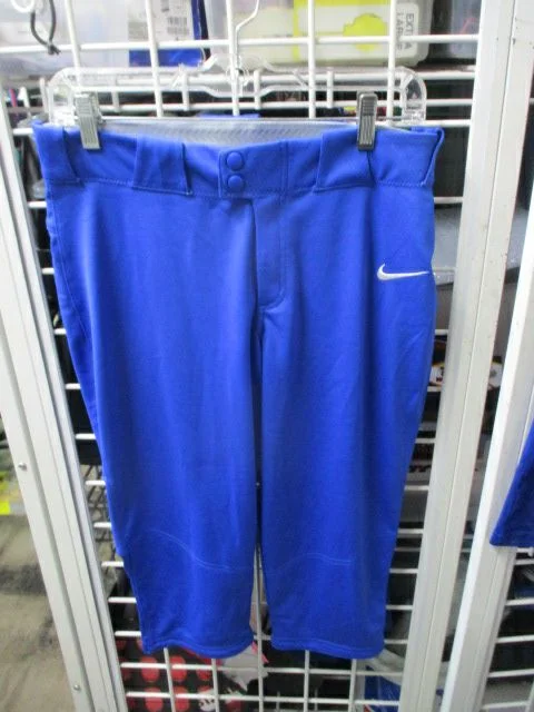 Baseball pants for spring and fall seasons-Used Nike Blue Knicker Bottom Pants Adult Size Medium