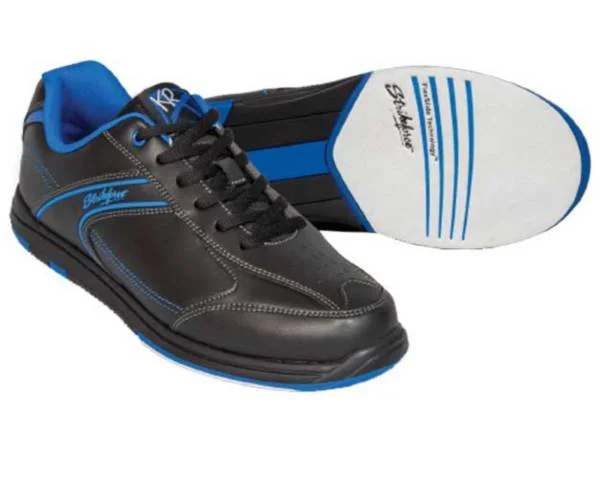 Tennis shoes for excellent grip on all surfaces-New KR Strikeforce Mens 10.5 Flyer Bowling Shoes Black/Blue