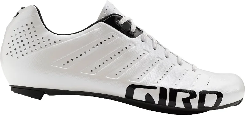 Tennis shoes with multi-surface traction designs-New Giro Empire SLX Men's Road Cycling Shoes Size 10 White/Black