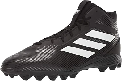 Tennis shoes for hard surface durability and performance-New Adidas Freak Mid MD Football Shoe Adult Size 12 Black/White