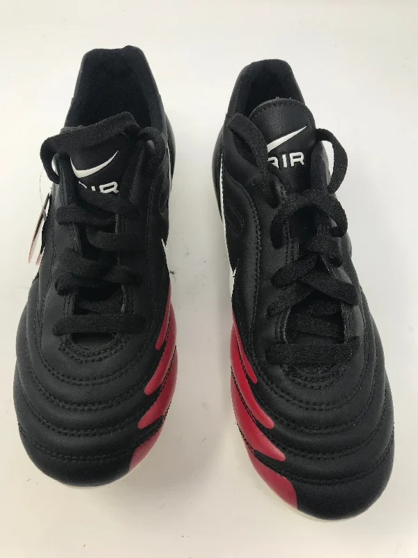 Tennis shoes for professional and competitive players-New Nike Women's Air Zoom Hamm F.G. 7 Black/Red/White Molded Soccer Cleats