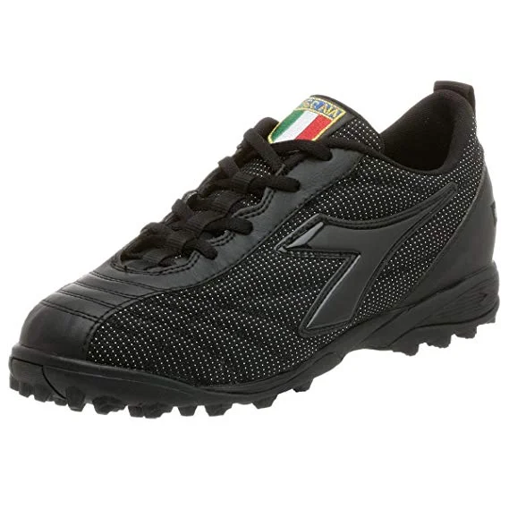 Tennis shoes with advanced shock-absorbing technology-New Diadora Men's Referee Turf Soccer Shoe Size Men's 8 Soccer Cleats Black