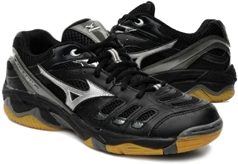 Best tennis shoes for daily practice sessions-New Mizuno Wave Rally 2 Volleyball Shoes Black/White Womens Size 7