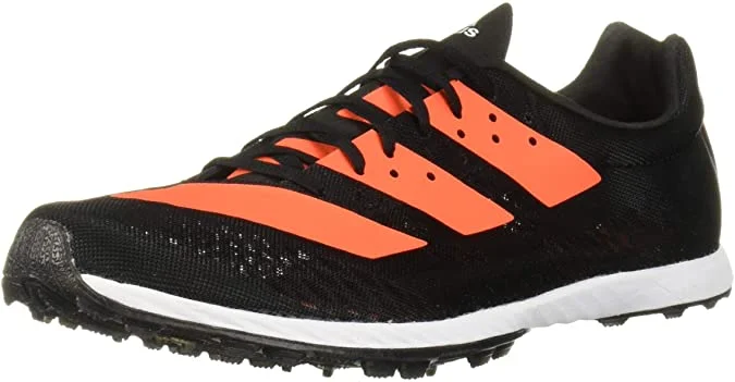 Tennis shoes with superior shock absorption-New Adidas Women's Adizero XC Sprint Running Shoe Black/ Orange/White 8 M US