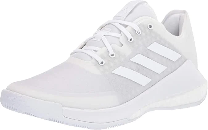 Tennis shoes for quick lateral movements-New Adidas Women's Crazyflight Cross Trainer, White/FTWR White/FTWR White, 9.5