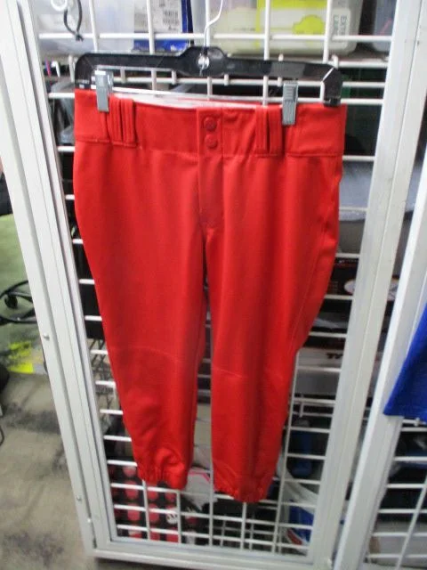 Baseball pants comfort level for long wear-Used Champro Red Elastic Bottom Pants Womens Size Small