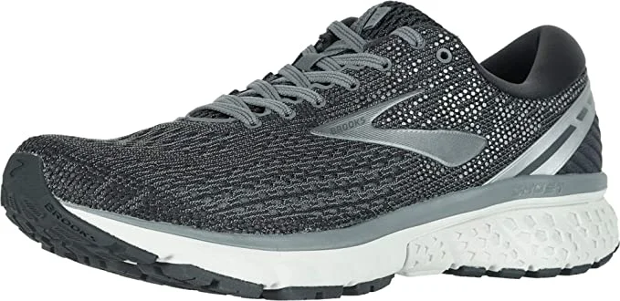 Tennis shoes for quick cuts and lateral movements-New Brooks Ghost 11 Athletic Shoe Size 8EE Ebony/Grey/Silver