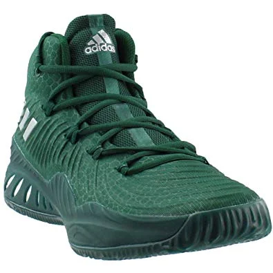 Tennis shoes with flexible cushioning for comfort-New Adidas Crazy Explosive 2017 Mens 11.5 Basketball Shoes Green/White