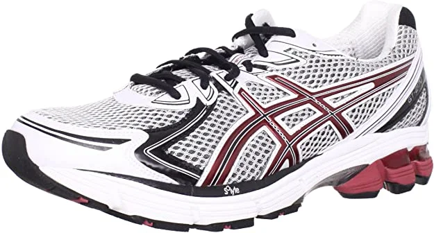 Tennis shoes with superior lateral stability-New ASICS Men's GT-2170 Running Shoe Silver/Black/Maroon Size 6.5