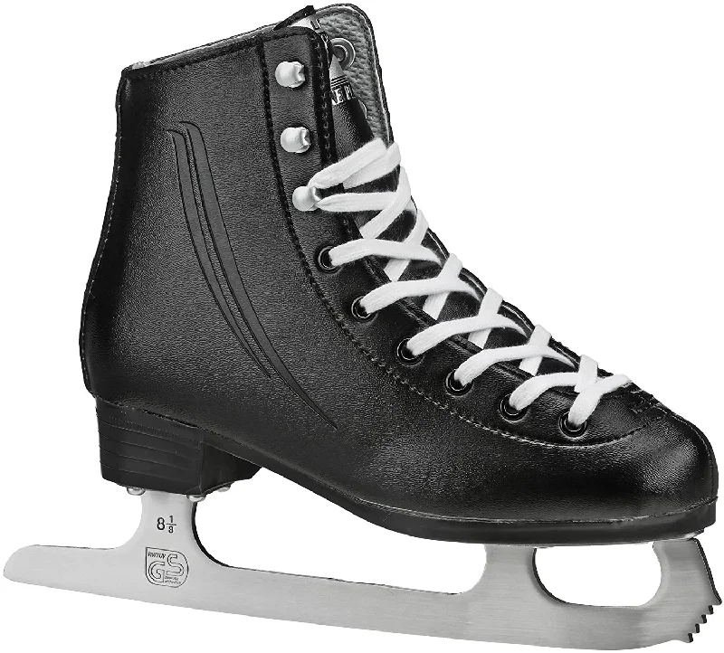 Tennis shoes with maximum durability for long-lasting wear-New Lake Placid Boys Sz 4 Cascade Figure Ice Skates Water Proof Sole Black/White