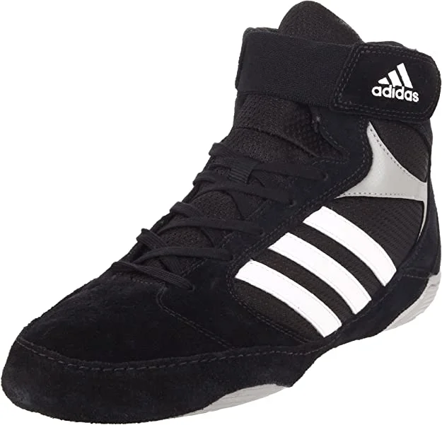 Best tennis shoes for cross-court performance-New adidas Men's Pretereo.2 Wrestling Shoe Size 8.5 Black/White