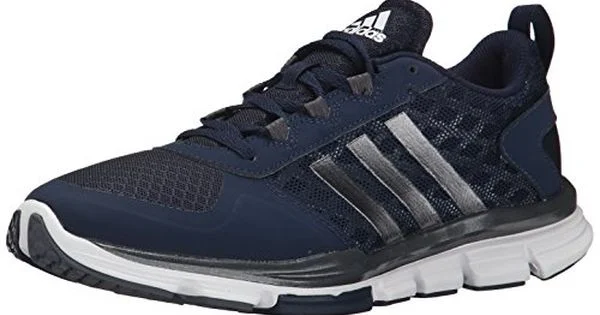 Tennis shoes with maximum traction for clay courts-New Adidas Speed Trainer 2 Navy/Grey/Silver Men Size 9.5