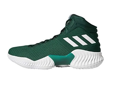 Comfortable tennis shoes for long hours-New Adidas Originals Men's Pro Bounce 2018 Basketball Shoe Green/White Men 11.5