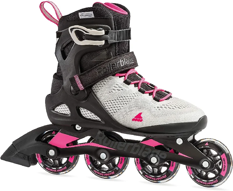 Tennis shoes with the best foot lockdown-New Other Rollerblade Macroblade 80 Womens 8 Adult Fitness Inline Skate Pink/Blk