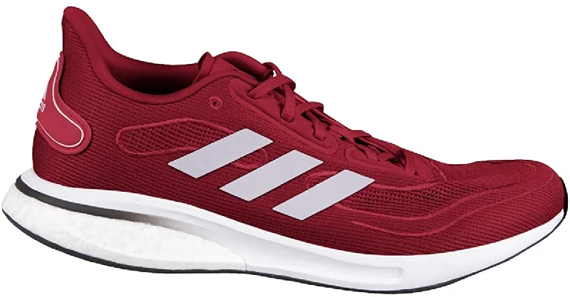 Tennis shoes with extra support for heavy players-New Adidas Supernova Mens Casual Running Shoes  Size 12 Red/Silver/White