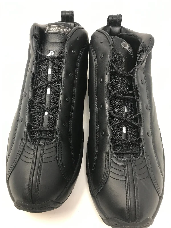 Tennis shoes for maximizing footwork efficiency-New 13 Playoff Basketball sneaker "Allen Iverson" Men's 14 Black/Silver