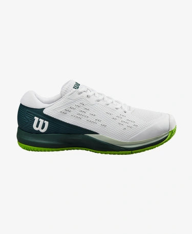 Best tennis shoes for support and stability-Wilson Men's Rush Pro Ace (White/Green)