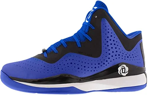 Best tennis shoes for fast movers-New Adidas D Rose 773 III Mens Basketball Shoe 6.5 Royal-Black-White