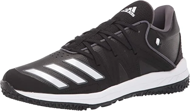 Best tennis shoes for jumping and quick starts-New Adidas Speed Turf Synthetic Baseball Sneaker Size Men's 10 Black/White