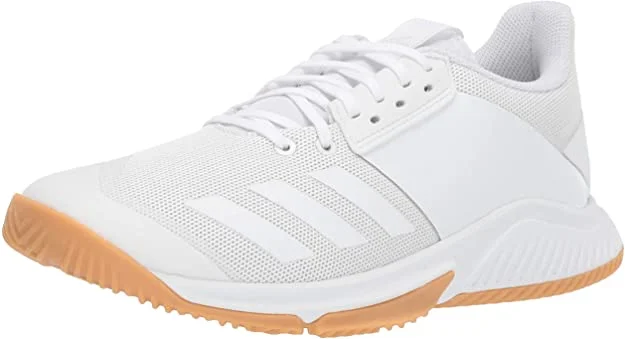 Tennis shoes for preventing blisters and discomfort-New adidas Women's Crazyflight Team Volleyball Shoe 9.5 White/Tan D97700