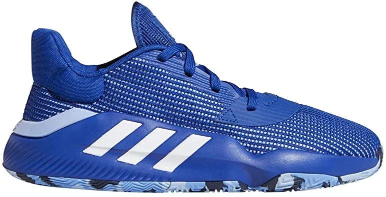 Best tennis shoes for outdoor play-New Adidas Men's 9 Pro Bounce Low 2019 Shoe Basketball Royal/White