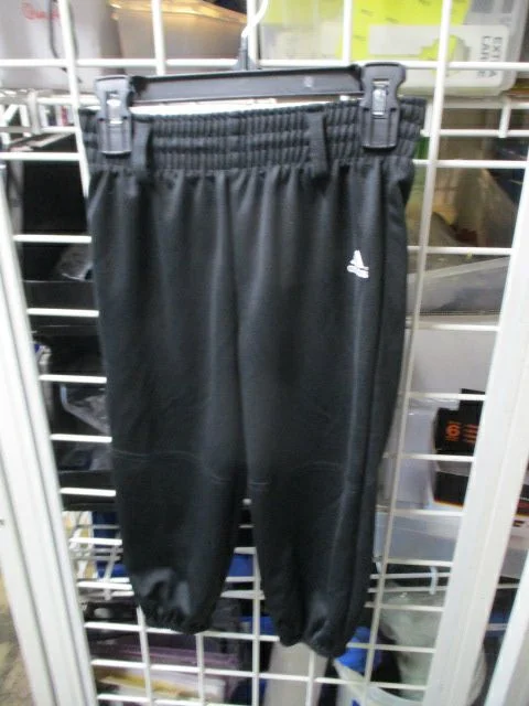 Baseball pants for all-weather use-Used Adidas Elastic Bottom Pants Youth Size XS