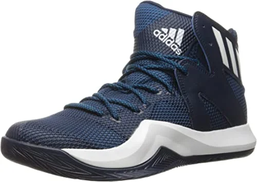 Tennis shoes with excellent arch and heel support-New Adidas Crazy Bounce Size Mens 14 Basketball Shoe Navy/White/Black