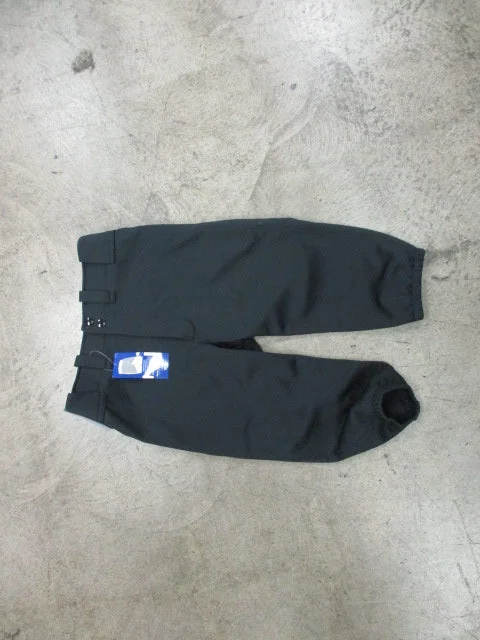 Pairing baseball pants with sports shoes-Mizuno Youth Xl Knicker Bottom Pant - Black