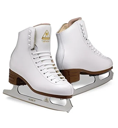 Tennis shoes with superior lateral stability-New Jackson Ultima Unisex Sz 4.5 Artiste Figure Ice Skate Leather and Mesh White