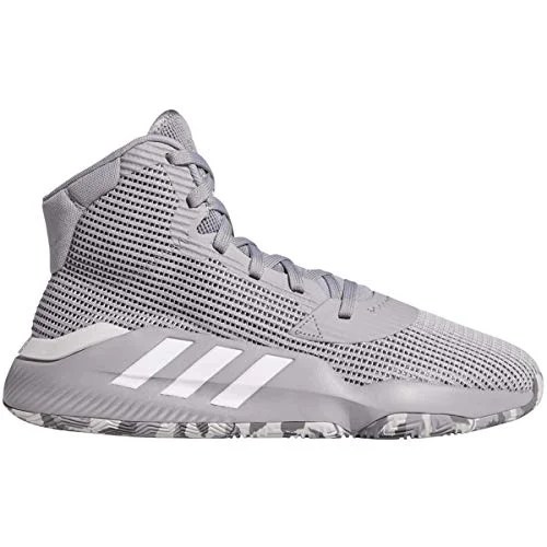 Tennis shoes for preventing blisters and discomfort-New Adidas Men's 4 Pro Bounce 2019 Shoe Basketball Light Onix/White/Grey