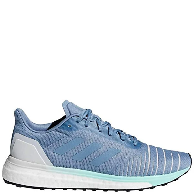 Tennis shoes with reinforced toe for added durability-New Other Adidas Women's 9.5 Solar Drive Running Shoe Blue/Green/White