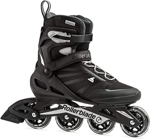 Best tennis shoes for all court surfaces-Used Rollerblade Zetrablade Performance Inline Skates Mens 8 Black and Silver