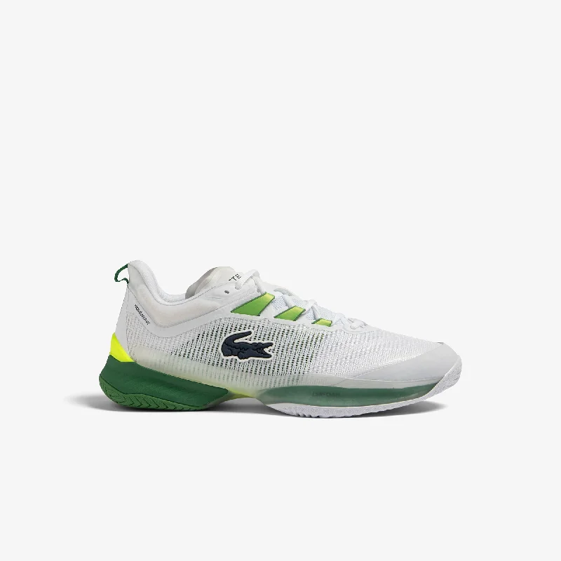 Best tennis shoes for comfort and flexibility-Lacoste Women's AG-LT23 Ultra (White/Green)