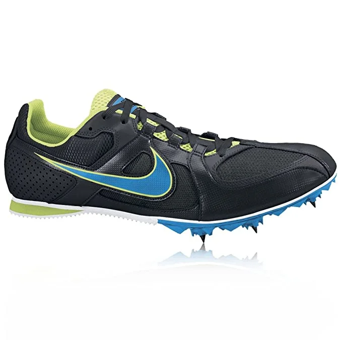 Tennis shoes for preventing blisters and discomfort-New Nike Zoom Rival MD 6 Track Spikes 468648 Mens 14/Women 15.5 Black/Royal