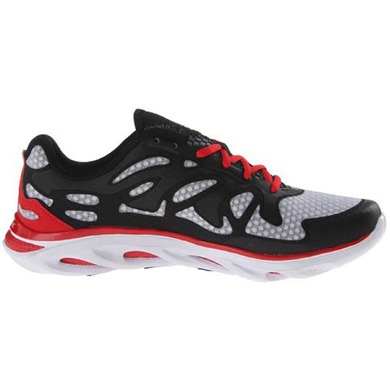 Tennis shoes for controlled, powerful movements-New Under Armour Team Spine Evo Mens 15 Running Shoes Black/Red/Gray