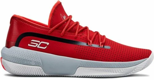 Tennis shoes with maximum traction for clay courts-New Under Armour SC 3Zero3 Men's Basketball Shoe Red/Gray/White Size 5.5