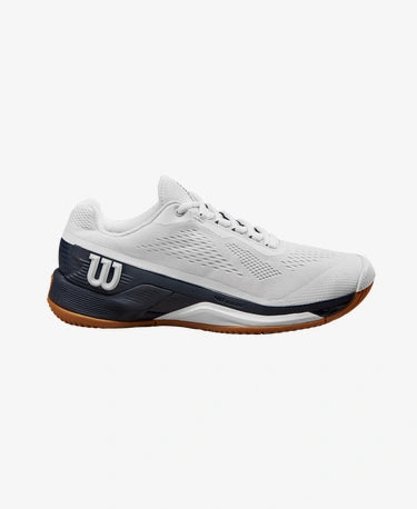 Tennis shoes with maximum traction for clay courts-Wilson Women's Rush Pro 4.0 (White/Navy)