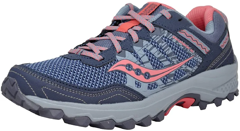 Tennis shoes with the best energy return for speed-New Saucony Women's Grid Excursion TR12 Sneaker Size 11 Gray/Coral