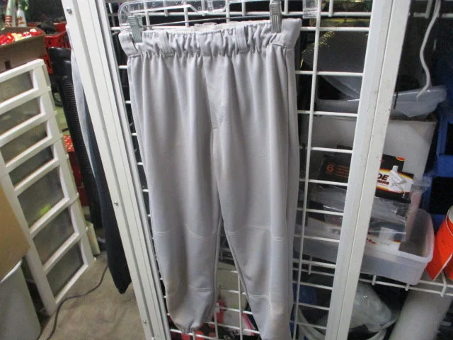 Classic baseball pants designs-Used Champro Grey Baseball Pants Size Youth XL