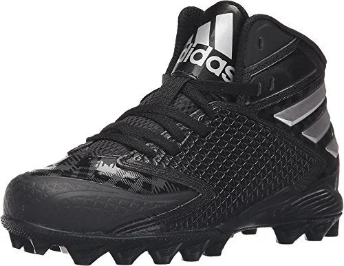 Tennis shoes with flexible cushioning for comfort-New adidas Kids' Freak md j Skate Shoe Football Kids Size 3 Black/Silver