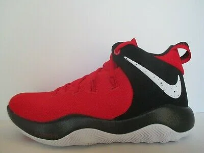 Best tennis shoes for hard court durability-New Nike Zoom Rev II Basketball Shoe Men 10/Wmn 11.5 AO5386 Red/Black/White