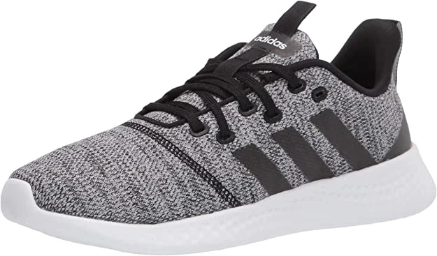 Tennis shoes with the best grip for hard courts-New Adidas Women's Puremotion Running Shoe Size 7.5 Black/Gray/White