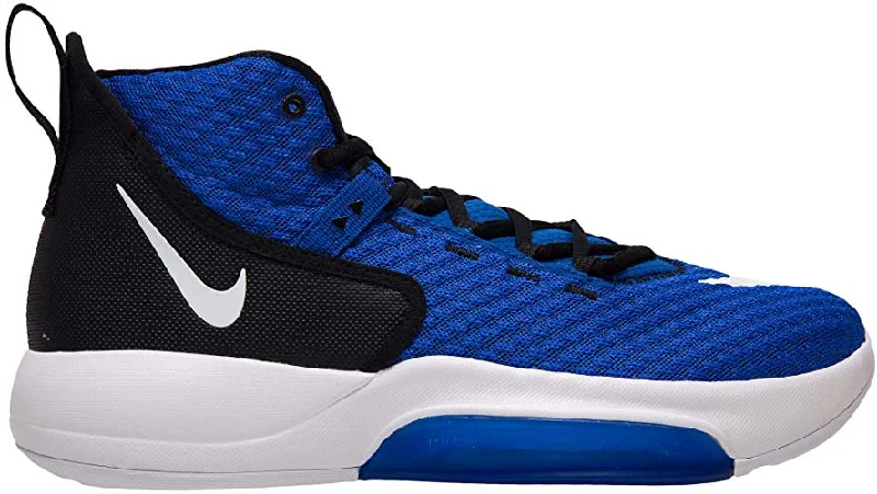 Tennis shoes with the best ankle protection-New Nike Zoom Rize TB Mens BQ5468-400 Basketball Shoes Men's 8.5 Royal/Black