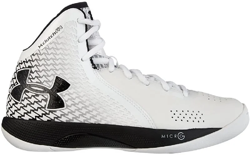 Tennis shoes with an adjustable fit for different foot shapes-New Under Armour UA Micro G Torch Women Basketball Shoes 11 White/Black