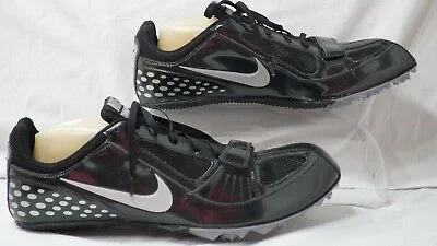 Best tennis shoes for players with plantar fasciitis-New Nike Zoom Rival S 5 Track Spikes 383822 Mens 12.5 Black/Silver