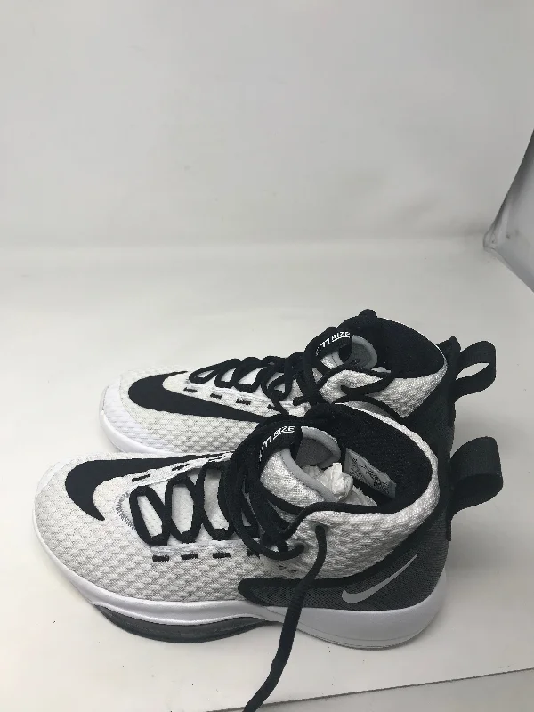 Tennis shoes for improving footwork-Used Nike Zoom Rize TB Mens BQ5468-100 Basketball Shoes Men's 6.5 White/Black