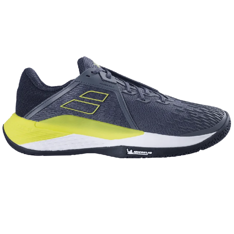 Tennis shoes for superior court grip and traction-Babolat Men's Propulse Fury 3 All Court (Grey Aero)